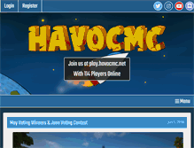 Tablet Screenshot of havocmc.net